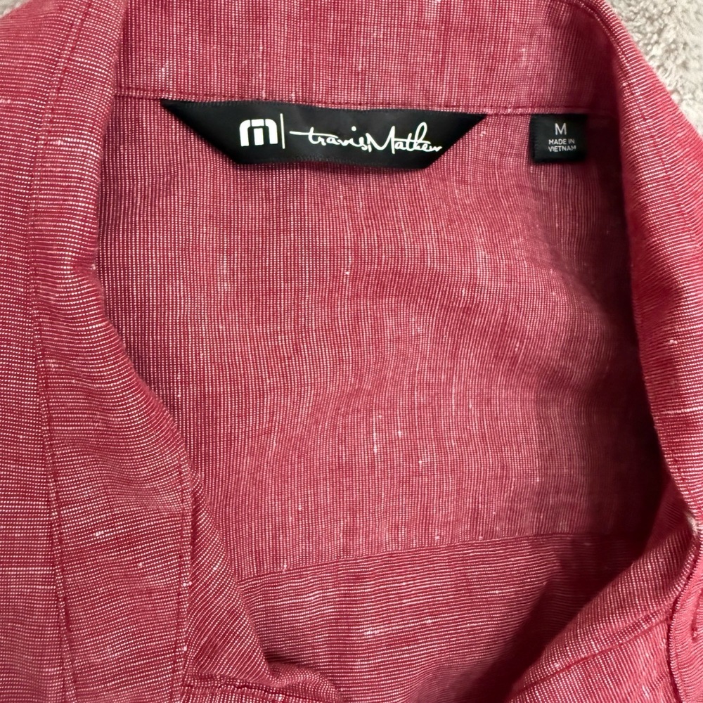 Travis Mathew Red Men's Shirt
